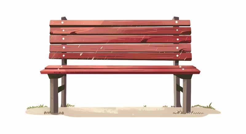 دانلود طرح نیمکت چوبی