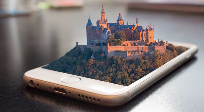 تصویر با کیفیت از قلعه در موبایل