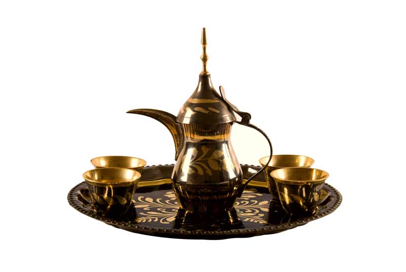 عکس با کیفیت از قهوه خوری برنجی
