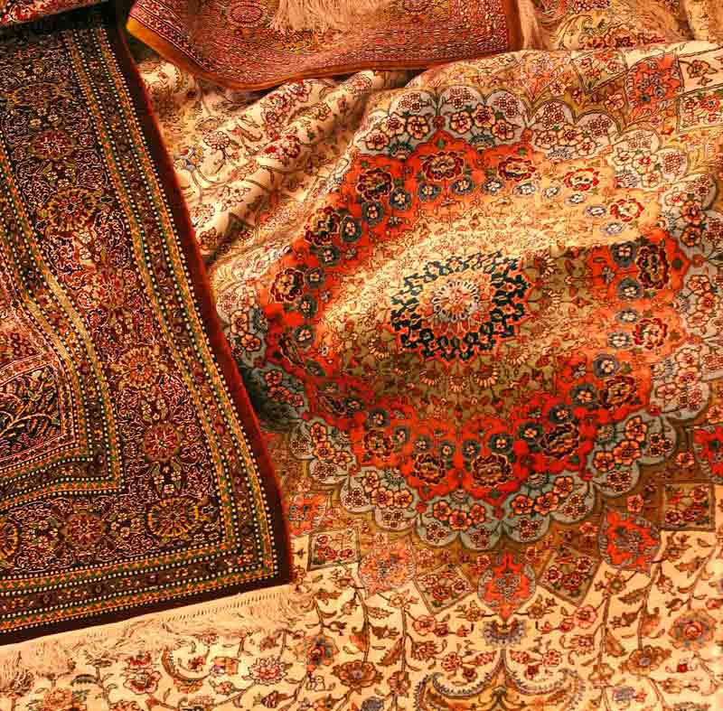عکس با کیفیت از فرش های دستبافت