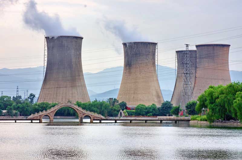 عکس لارج فرمت از برج های خنک کننده