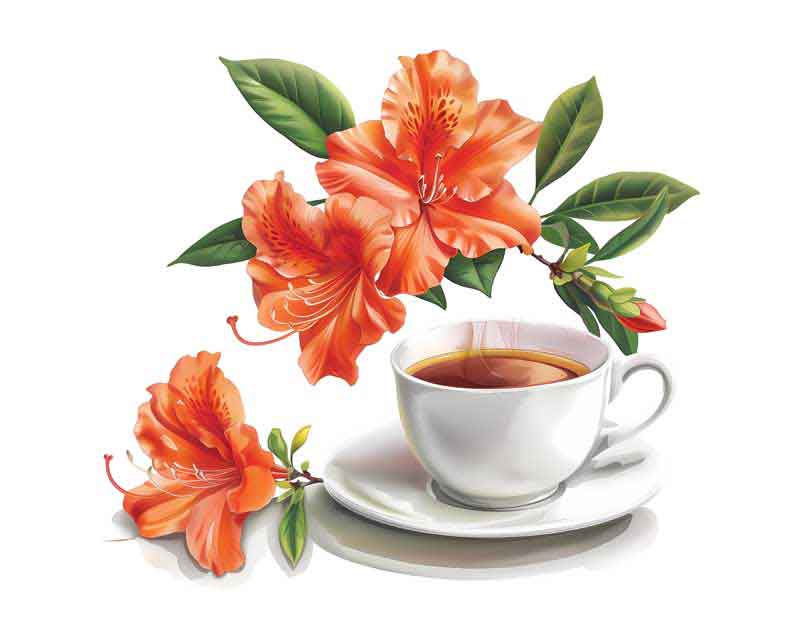 دانلود طرح گل و قهوه