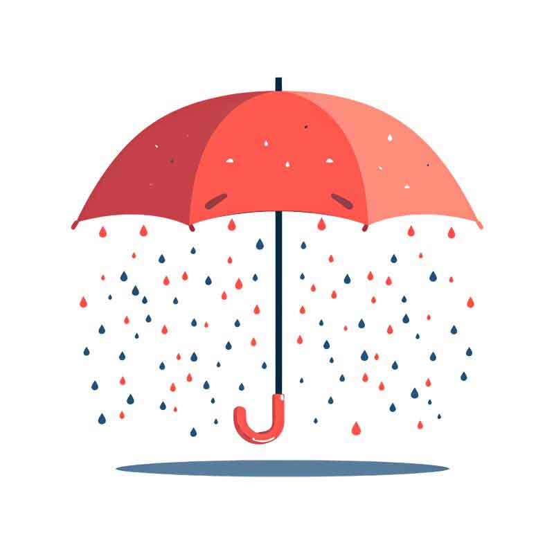 دانلود طرح چتر قرمز