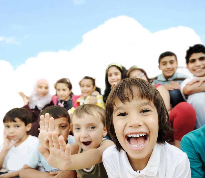 عکس زیبا از بچه های خندان