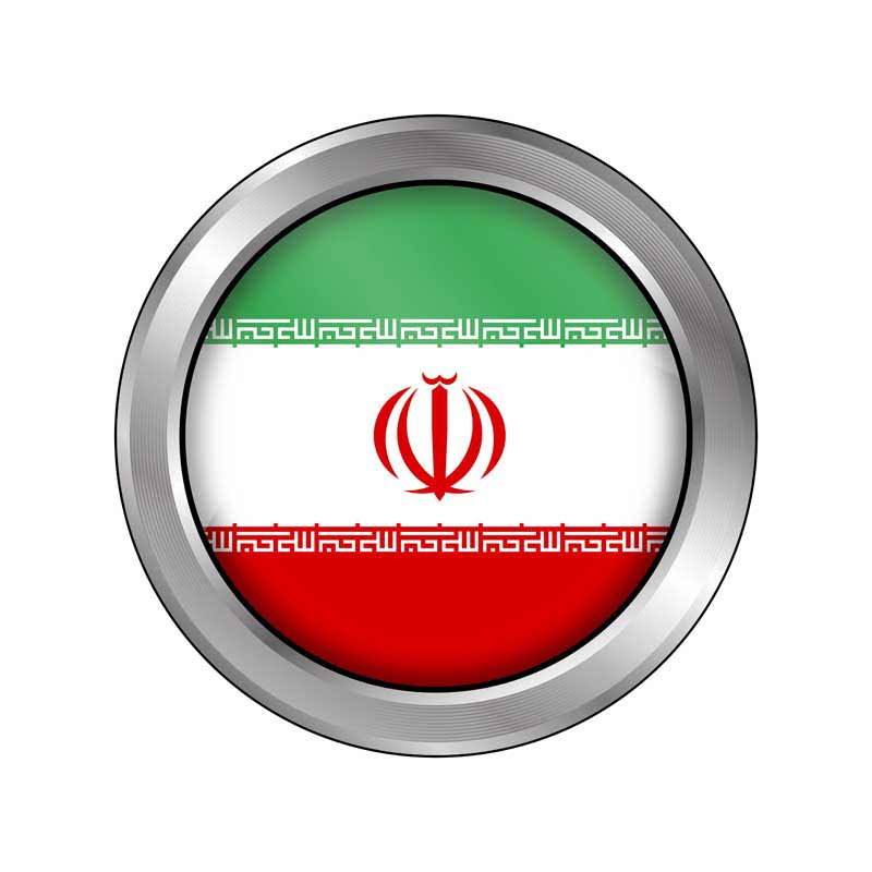 دانلود طرح پرچم ایران با حاشیه نقره ای