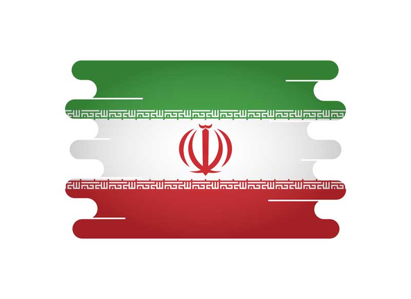 دانلود طرح پرچم ایران زبانه دار
