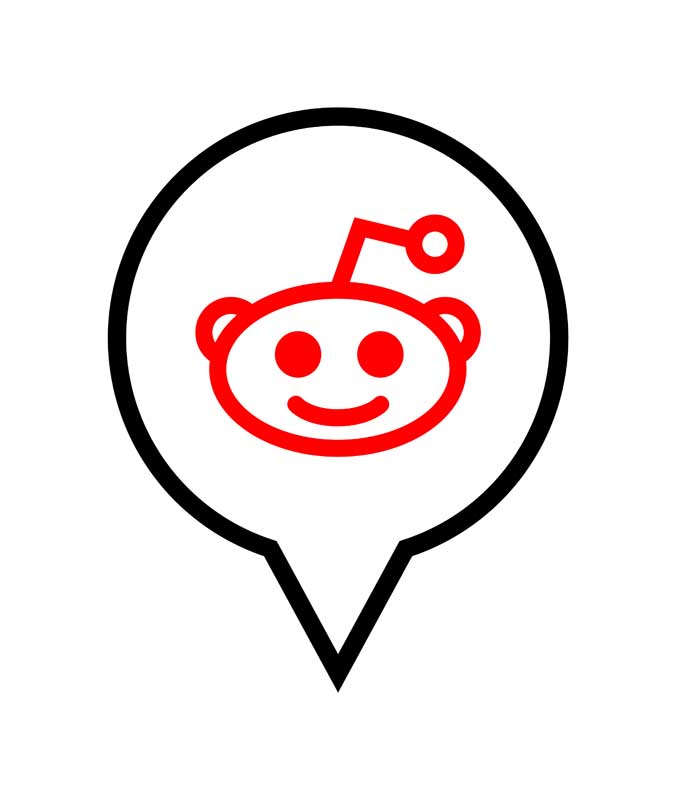 دانلود طرح آیکون Reddit