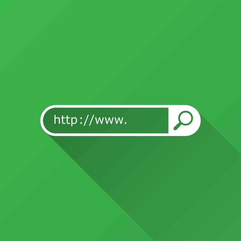 طرح لایه باز نوار جستجو سبز