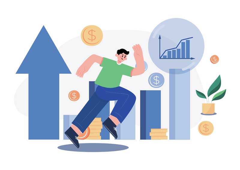 دانلود وکتور مفهومی تلاش و موفقیت