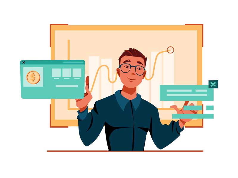 دانلود وکتور مفهومی کسب و کار دیجیتال