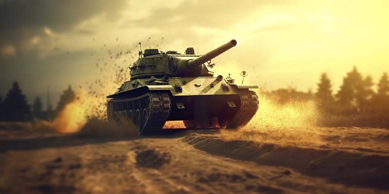تصویر با کیفیت تانک جنگی مسلح