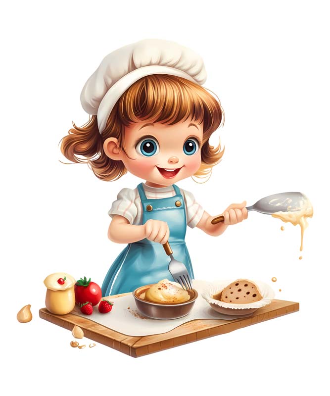 دانلود طرح دخترک آشپز
