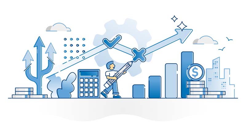 دانلود وکتور مفهومی تلاش و موفقیت