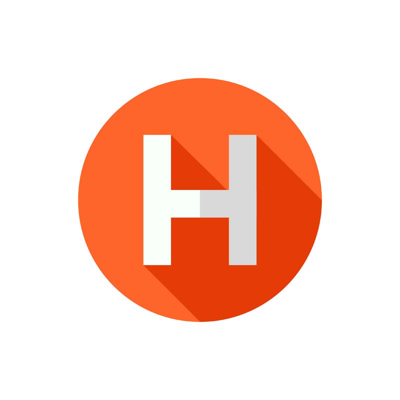 دانلود طرح آیکون حرف H