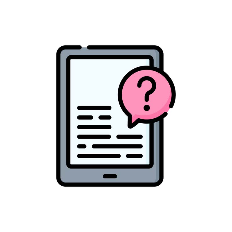 دانلود طرح آیکون سوالات متداول