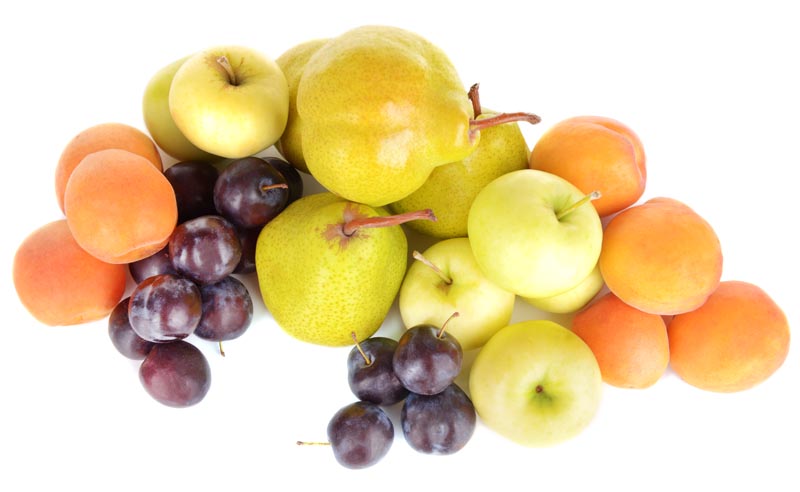 تصویر زیبا از گلابی و سیب