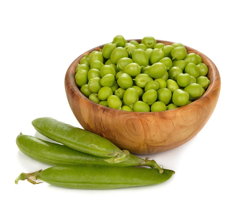 تصویر زیبا از پیاله نخود سبز