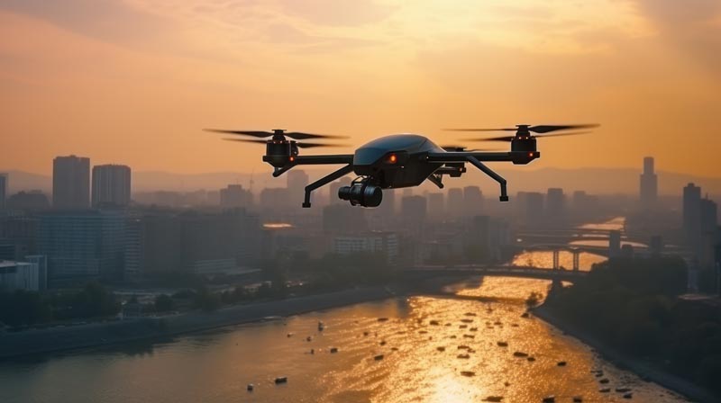 تصویر با کیفیت کوادکوپتر پیشرفته