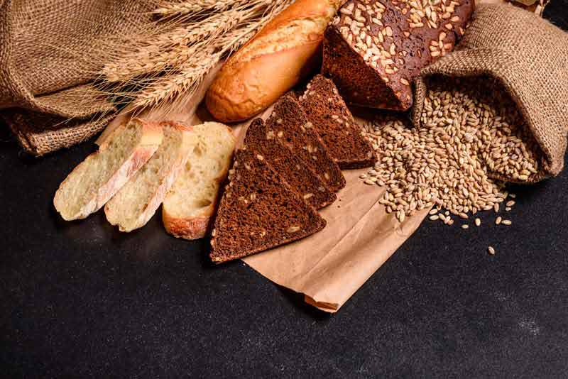 عکس با کیفیت از نان گندم