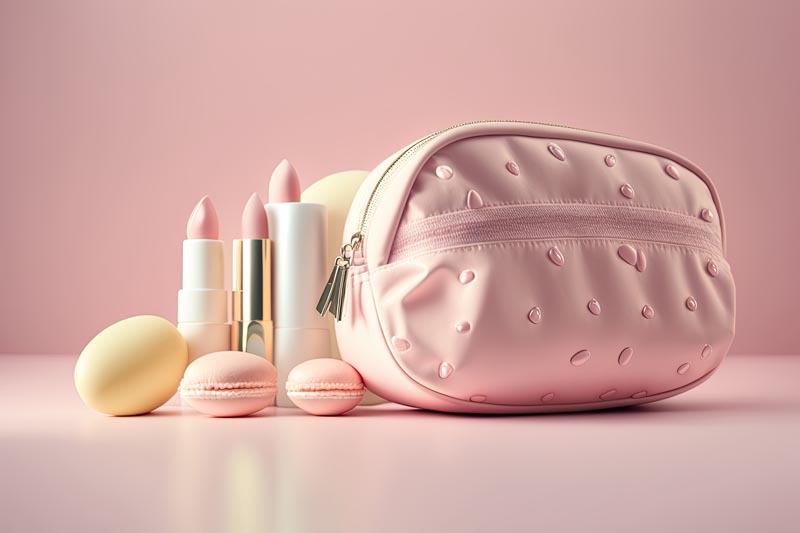 عکس لارج فرمت رژ و کیف آرایش