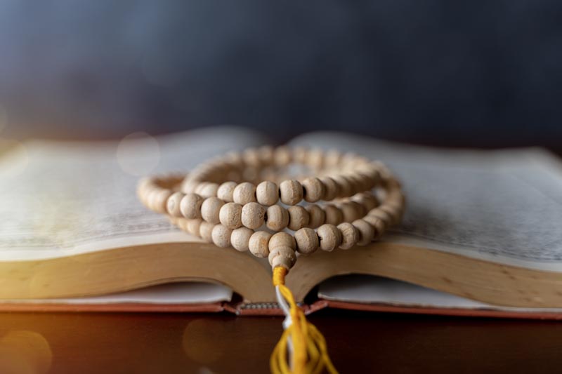 دانلود تصویر تسبیح گلی